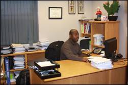 Dr. Annan in his old office